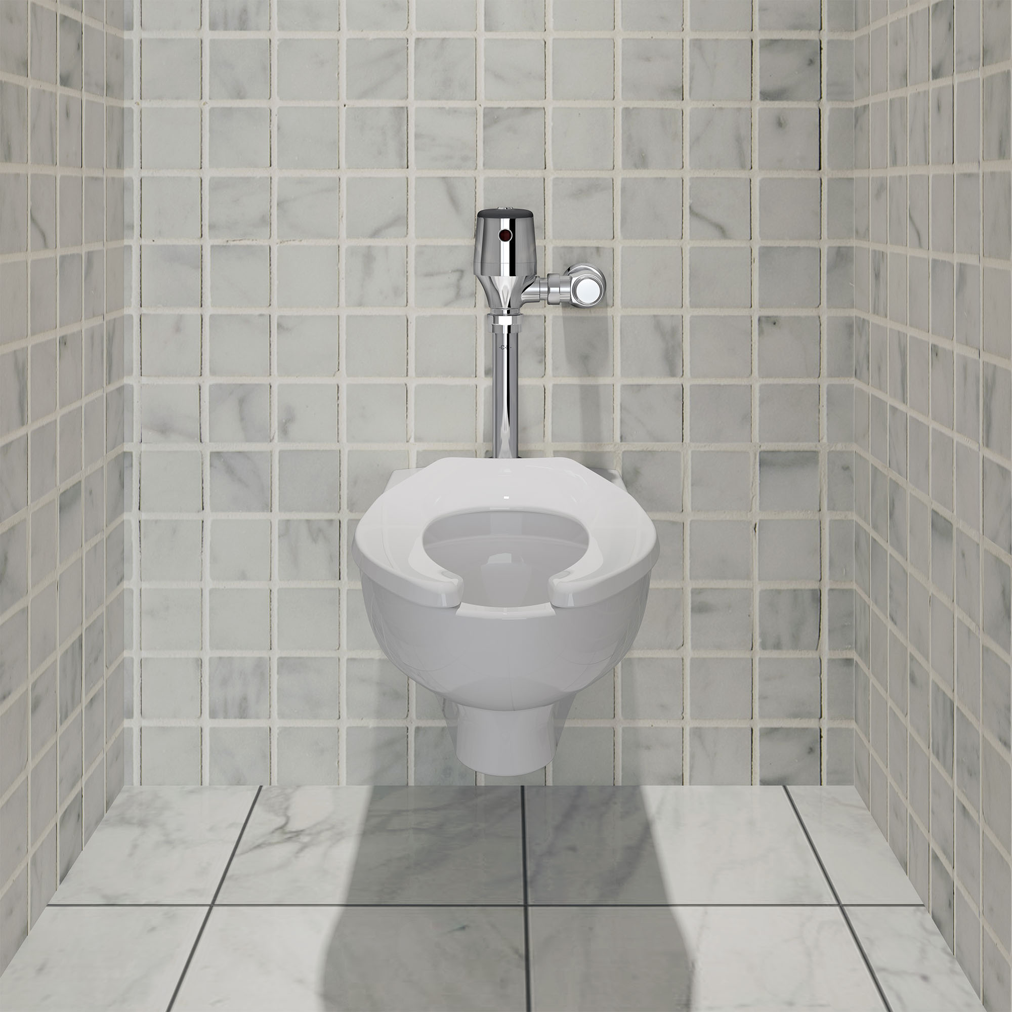 Robinet de chasse d'eau pour toilettes exposées UltimaMC SelectronicMC, à diaphragme, modèle de base,1,1 gpc (4,2 Lpc)